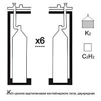 АВТОГЕНТЕХМАШ РАР- 6к2 (6 бал.,двухряд.,редук.РАО 30-1) контейне