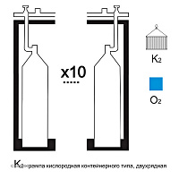 АВТОГЕНТЕХМАШ РКР- 10к2 (10 бал.,двухряд.,редук.РКЗ-500) контейн