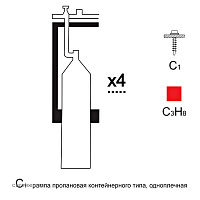 АВТОГЕНТЕХМАШ РПР- 4с1 (4 бал.,одноплеч.,редук.БПО 5-4) стациона