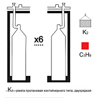 АВТОГЕНТЕХМАШ РПР- 6к2 (6 бал.,двухряд.,редук.РПО-25-1) контейне