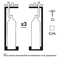 НОРД-С РАР-3с1 (3 бал., одноплеч.,редук.БАО-5-4) стациона