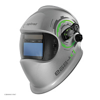 Маска сварщика OPTREL e684 серебристая
